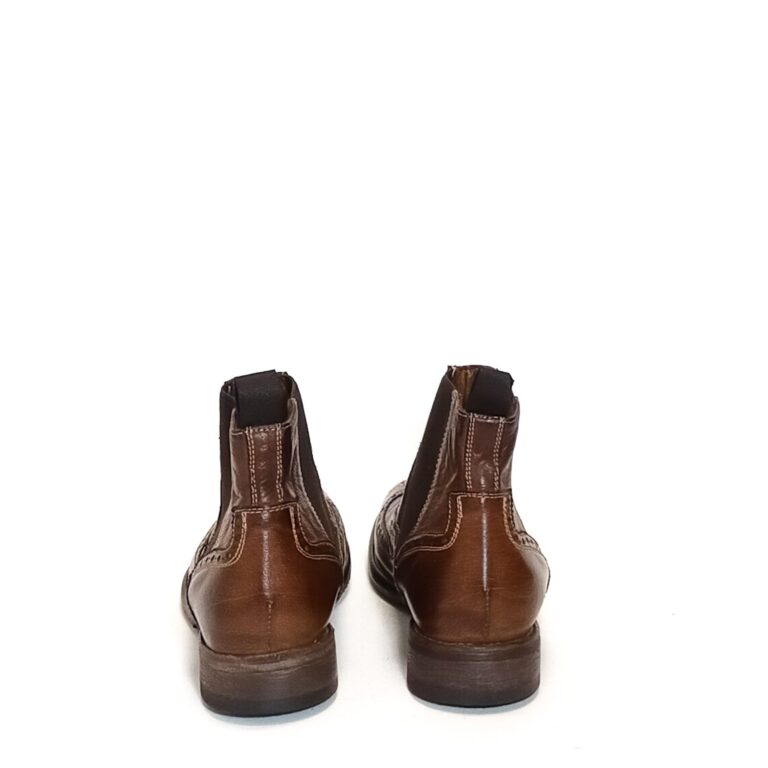 Stivaletto da donna in pelle Pelletteria Allegrini 5264 Marrone