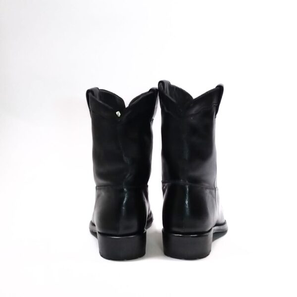 Stivaletto texano da donna in pelle pelletteria allegrini 5258 nero