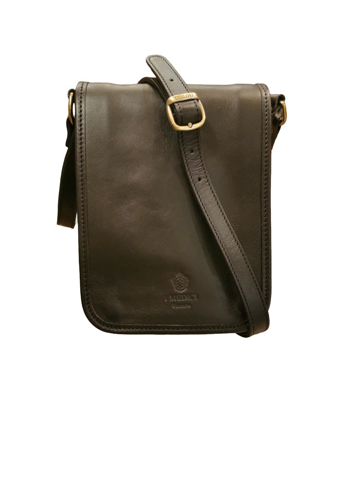 Borsello in pelle I Medici 63/3615 Nero