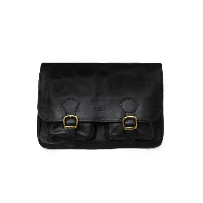 Borsa College in pelle I Medici 63/5500 nero