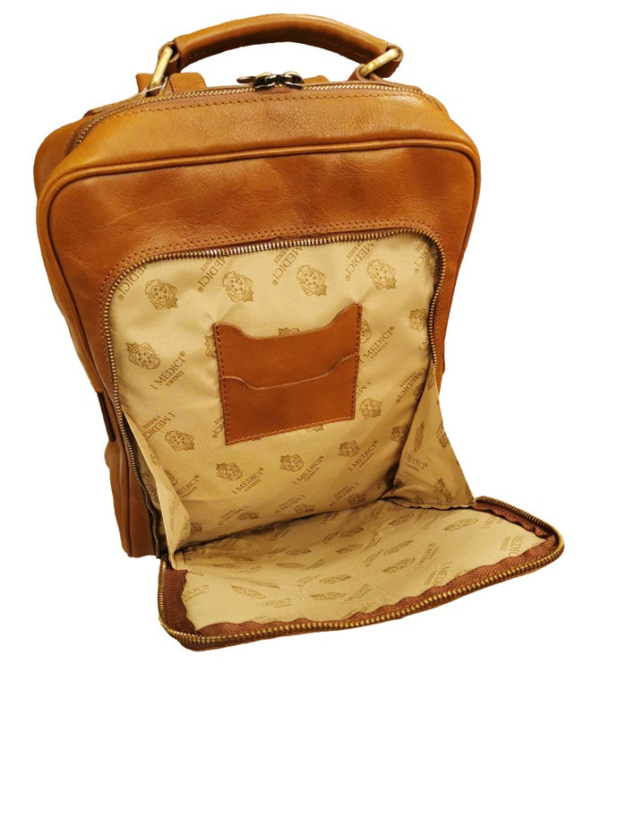 Zaino in pelle I Medici 63/681 marrone
