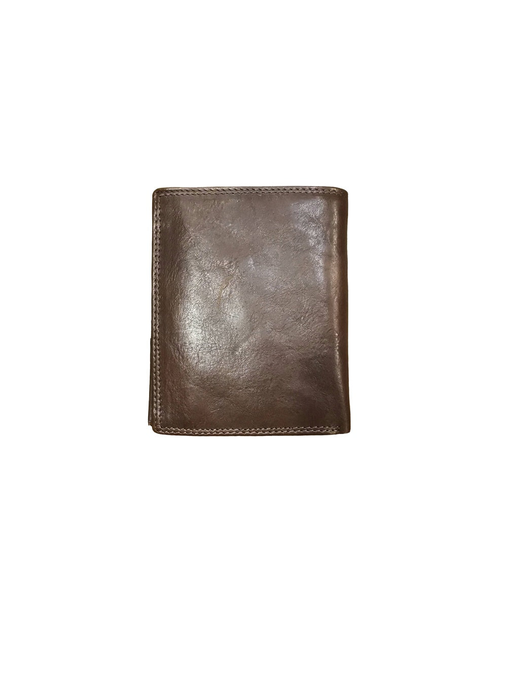 Portafoglio in cuoio con 14 fessure per tessere, con ribaltina interna e spazio per mettere documenti in vista. Compreso di tasca porta spiccioli. Made in Italy