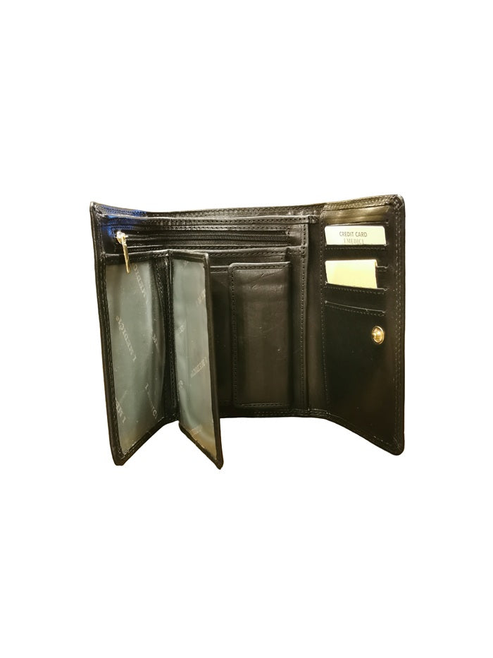 Portafoglio in cuoio I Medici 64/035 Nero