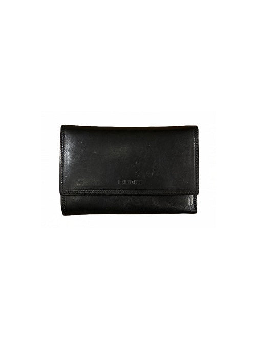 Portafoglio in cuoio I Medici 64/035 Nero