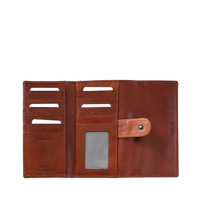 Portafoglio grande in cuoio I Medici 64/1057 Marrone
