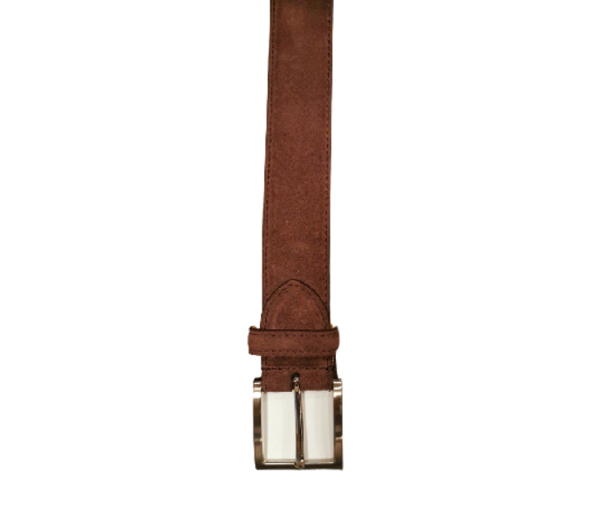 Cintura in pelle scamosciata 728 bordeaux