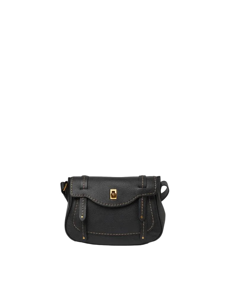 Visonà Diana 23511 black leather bag