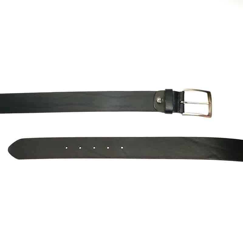 Cintura in Cuoio Pelletteria Allegrini Filippo 9386/40 Nero