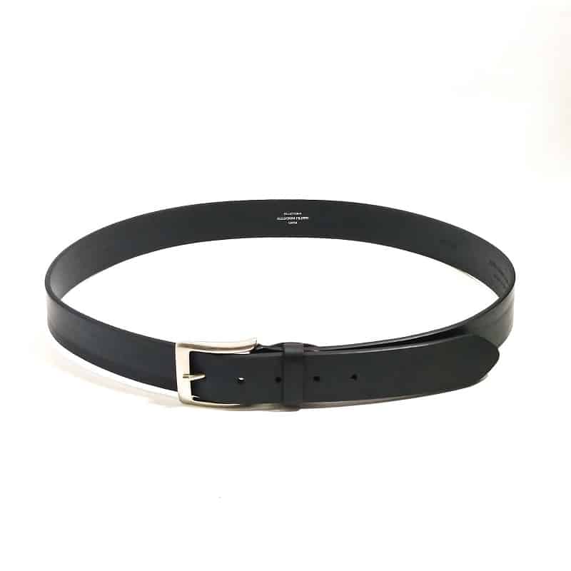 Cintura in Cuoio Pelletteria Allegrini Filippo 9386/40 Nero