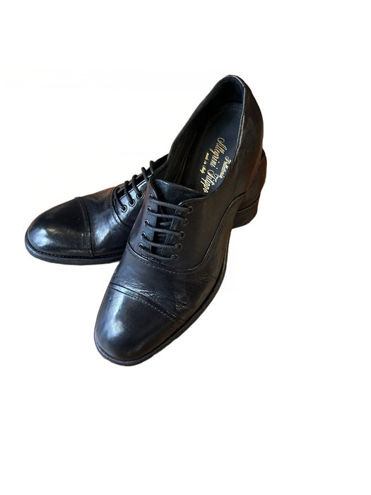 Scarpa da uomo in pelle pelletteria allegrini a964 nero