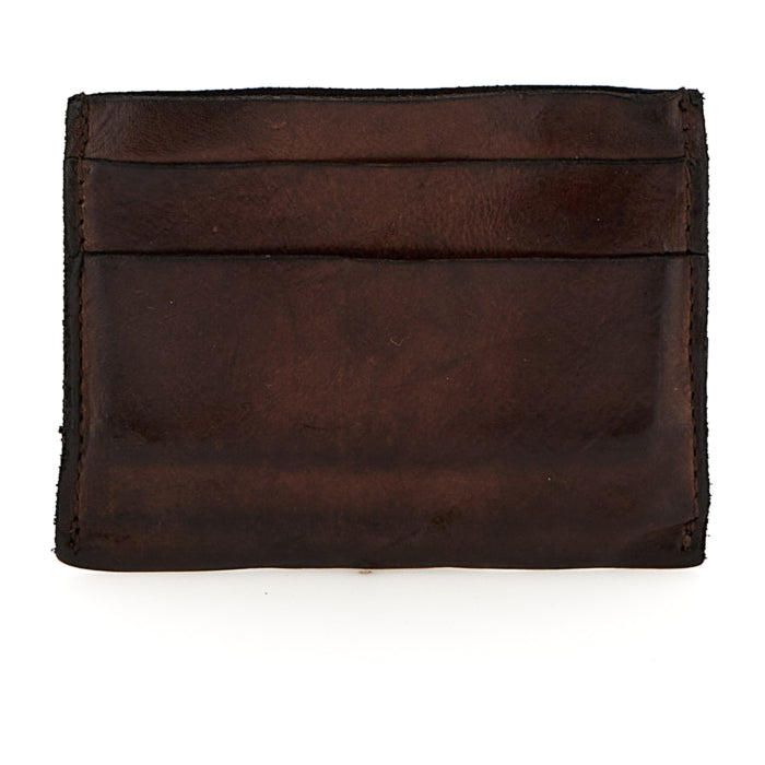 Porta Carte in pelle Campomaggi C014440ND X0001 testa di moro