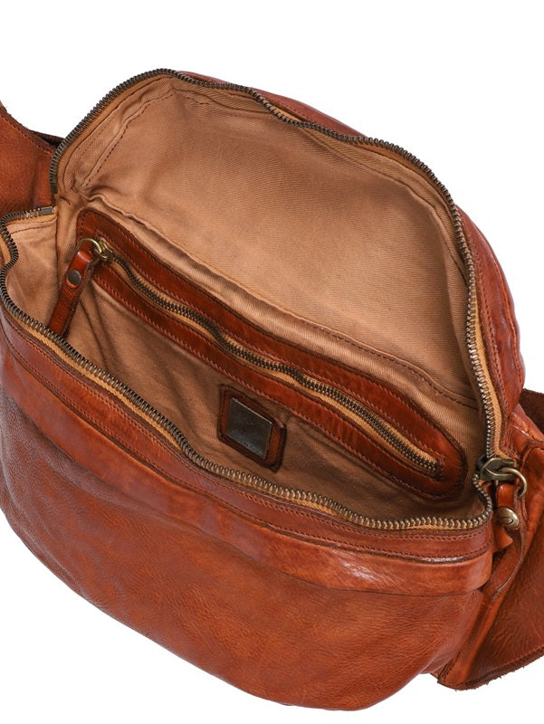 Campomaggi C041250ND X2298 cognac leather bum bag