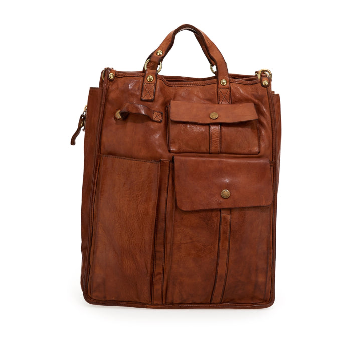 Borsa Tokyo in pelle Campomaggi C014520ND X0001 cognac