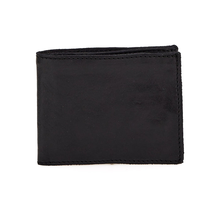 Portafoglio uomo con porta monete in pelle Campomaggi C014540ND-X0001 nero