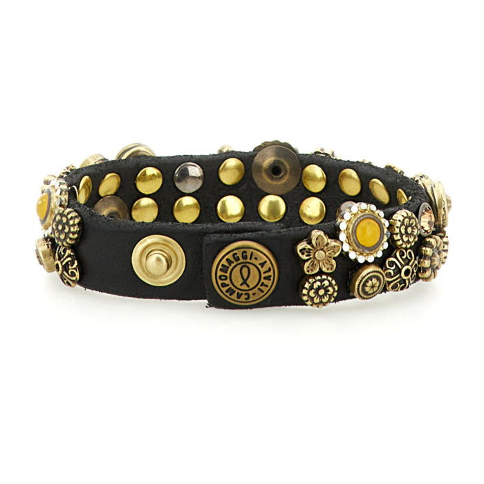 Bracciale Classic in pelle Campomaggi C024010ND X3076 moro