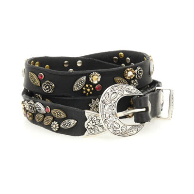 Cintura Bella di Notte in pelle Campomaggi C039630ND X2664 nero