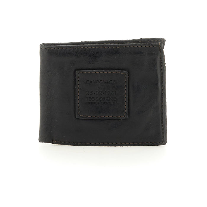 Portafoglio PICCOLO con p.carte in pelle Campomaggi C014580ND X2298 NERO