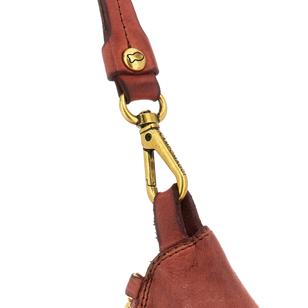 Borsa a spalla Dalia in pelle Campomaggi C042580ND X0001 COGNAC