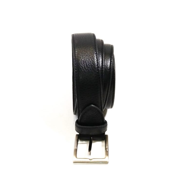 Cintura in pelle di cervo da uomo C102CER nero