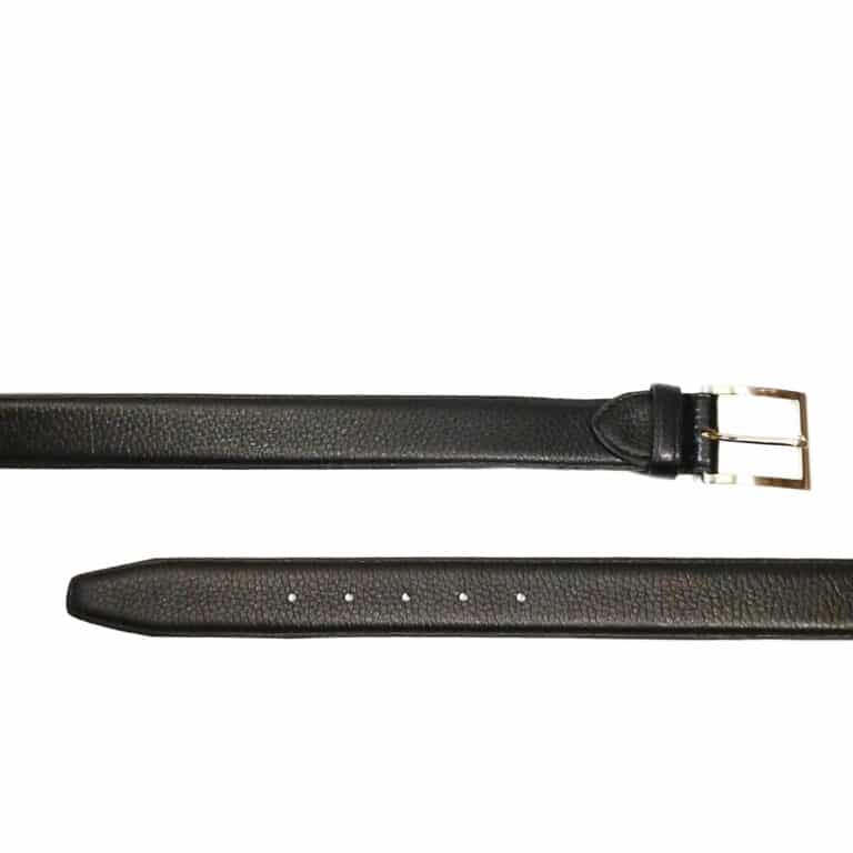 Cintura in pelle di cervo da uomo C102CER nero