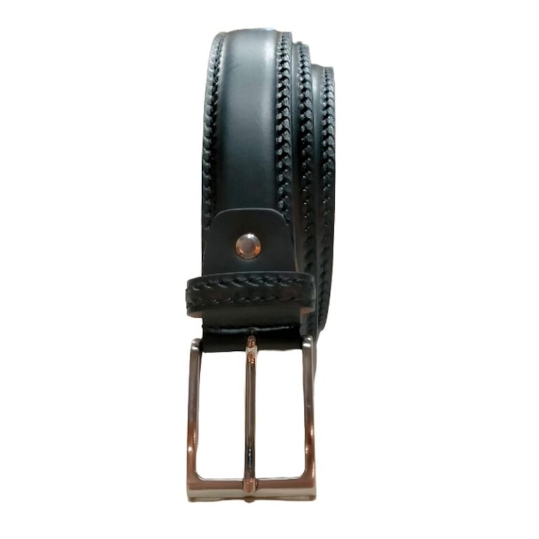 Cintura in Cuoio da uomo C102CUO MARCAPUNTO nero