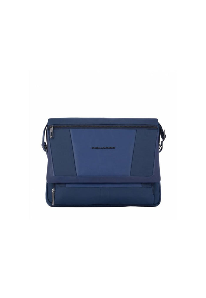 Messenger per computer e iPad® in tessuto riciclato Piquadro CA4639W120 Blu