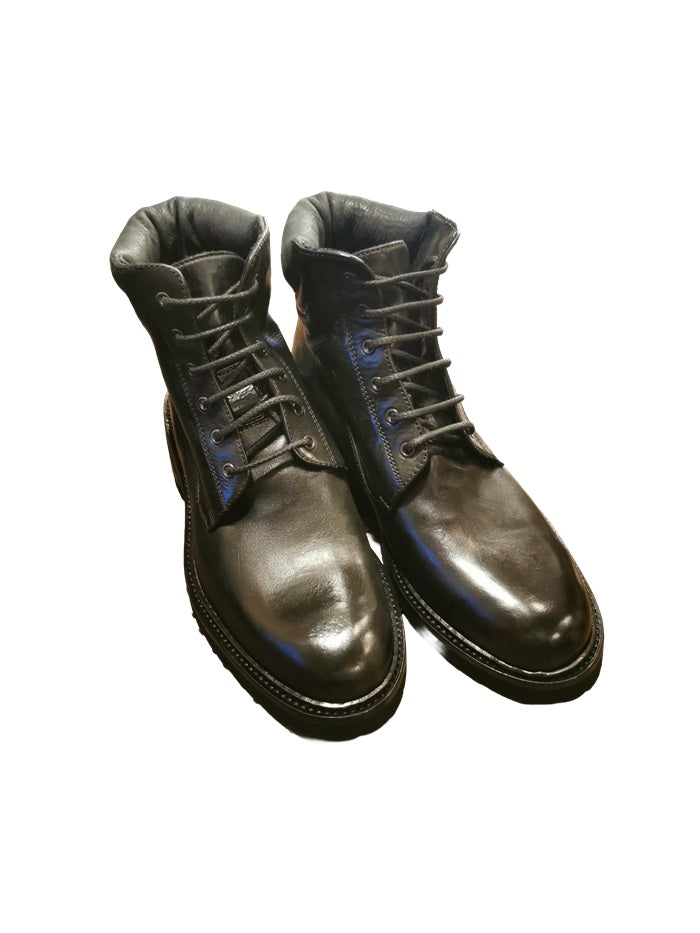 Scarpa stringata donna Pelletteria Allegrini CIRIA Nero