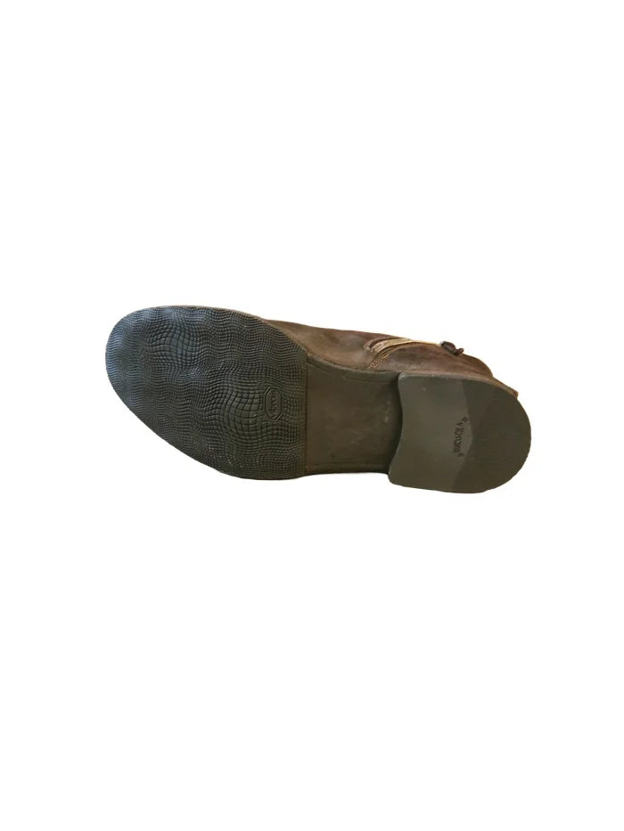 Stivaletto da donna con zip in pelle D284
