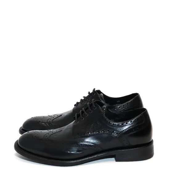 Scarpa da donna in pelle Pelletteria Allegrini D641 Nero