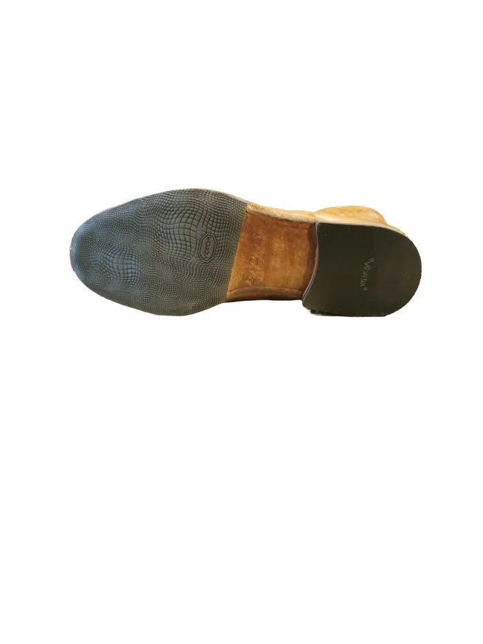 Stivaletto da donna in pelle con stringhe Pelletteria Allegrini D710 Cerro