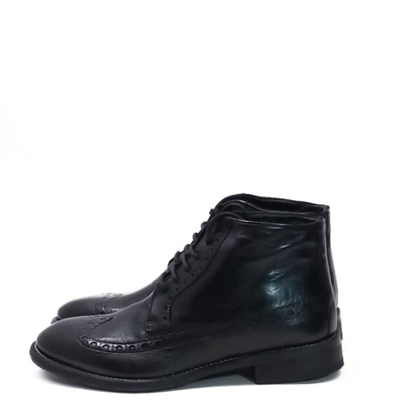 Stivaletto da donna in pelle Pelletteria Allegrini D731 Nero