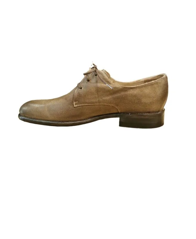 Allegrini E126CA Nubuck Leather Effect Men's Lace-Up Shoes