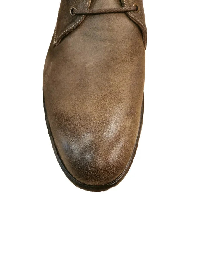 Allegrini E126CA Nubuck Leather Effect Men's Lace-Up Shoes