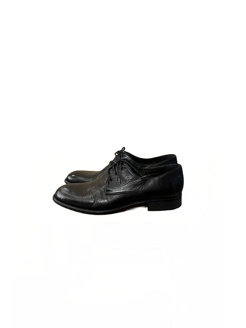 Scarpa da uomo in pelle pelletteria allegrini e126 nero