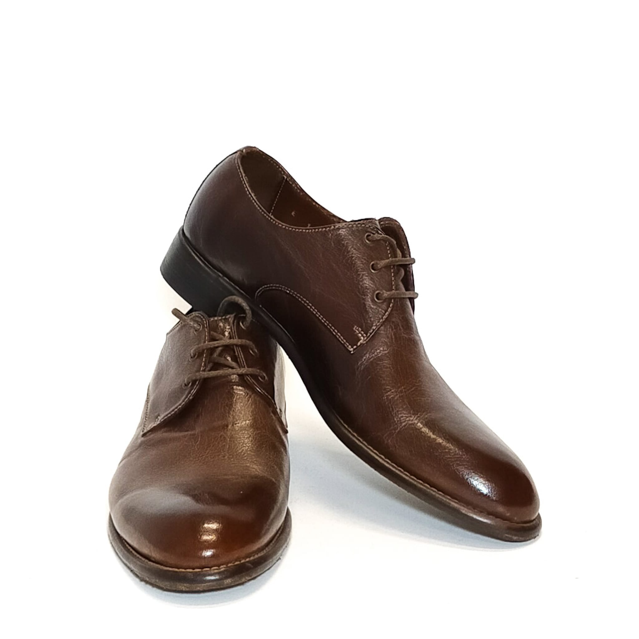 Scarpa da uomo in pelle Pelletteria Allegrini E126 Marrone