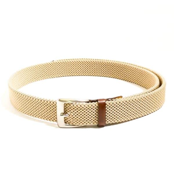 Cintura elasticizzata Pelletteria Allegrini Filippo EL8/M Beige
