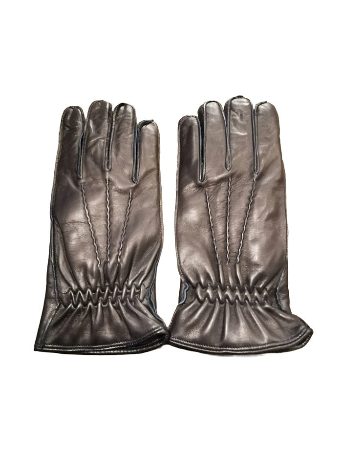 Guanto uomo in pelle pelletteria allegrini g1112 navy