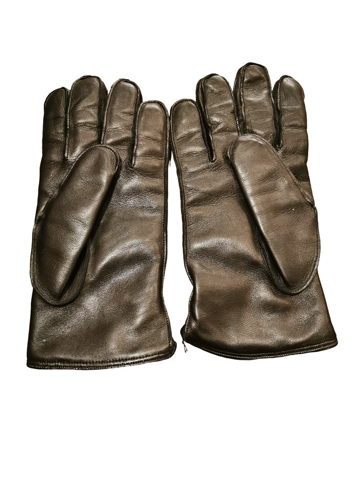 Allegrini G1112 Black Leather Gloves for Men