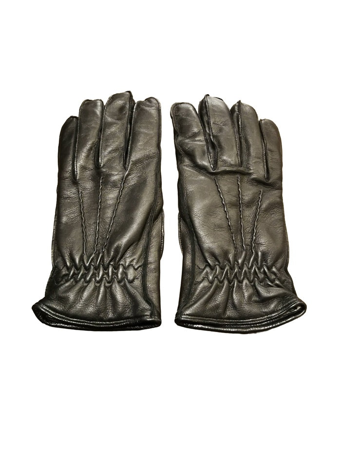 Allegrini G1112 Black Leather Gloves for Men