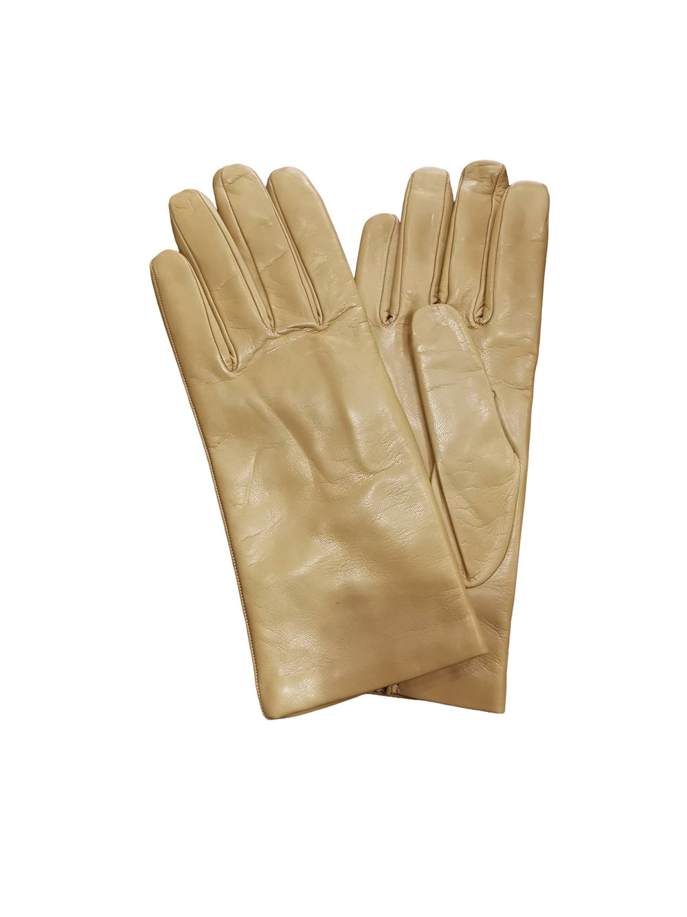 Women's smooth leather gloves Pelletteria Allegrini Filippo G303C Honey