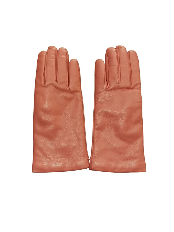 Guanto donna liscio in pelle Pelletteria Allegrini G303C rosa