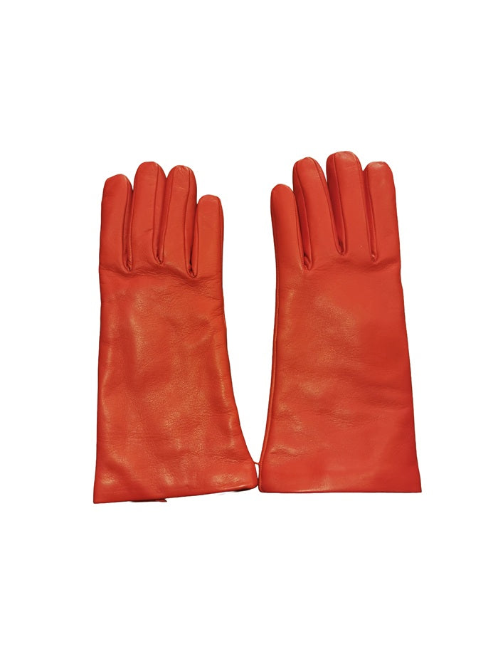 Guanto donna liscio in pelle Pelletteria Allegrini G303C Rosso
