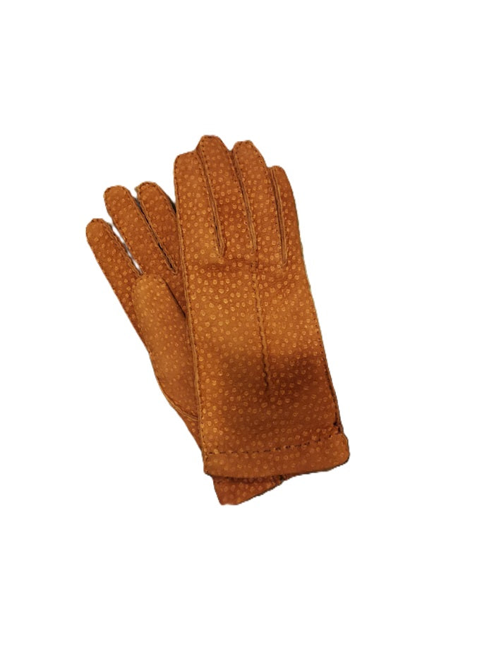 Guanto donna in pecary Pelletteria Allegrini g304d tabacco