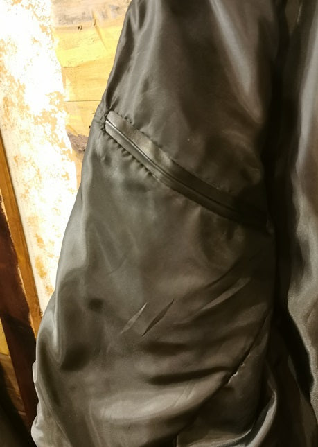 Gilet in pelle pelletteria allegrini nero