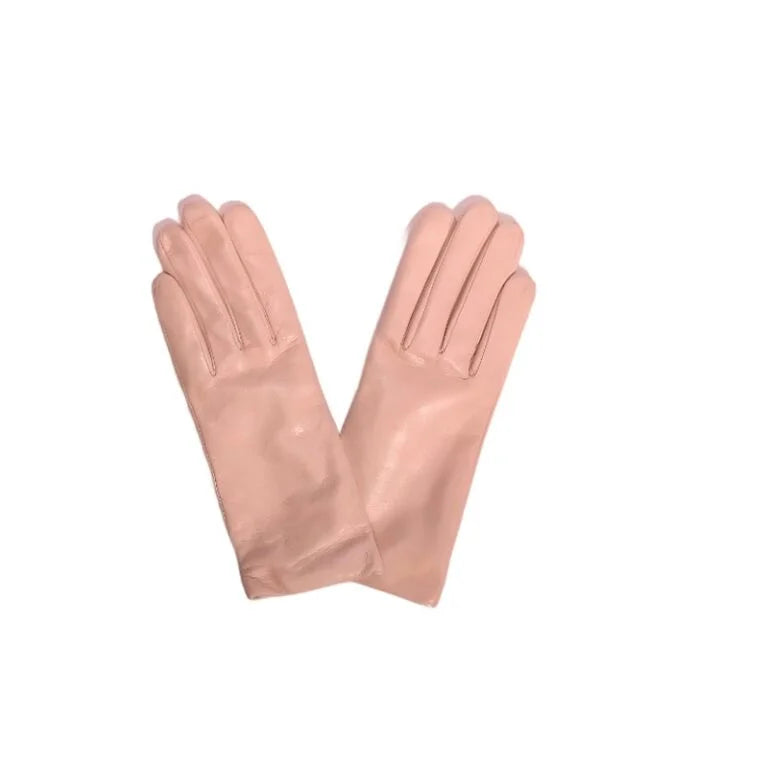 Guanto donna liscio in pelle Pelletteria Allegrini G303C rosa