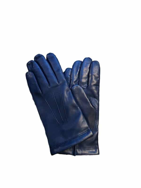 Guanto uomo in pelle pelletteria allegrini g200 bluette