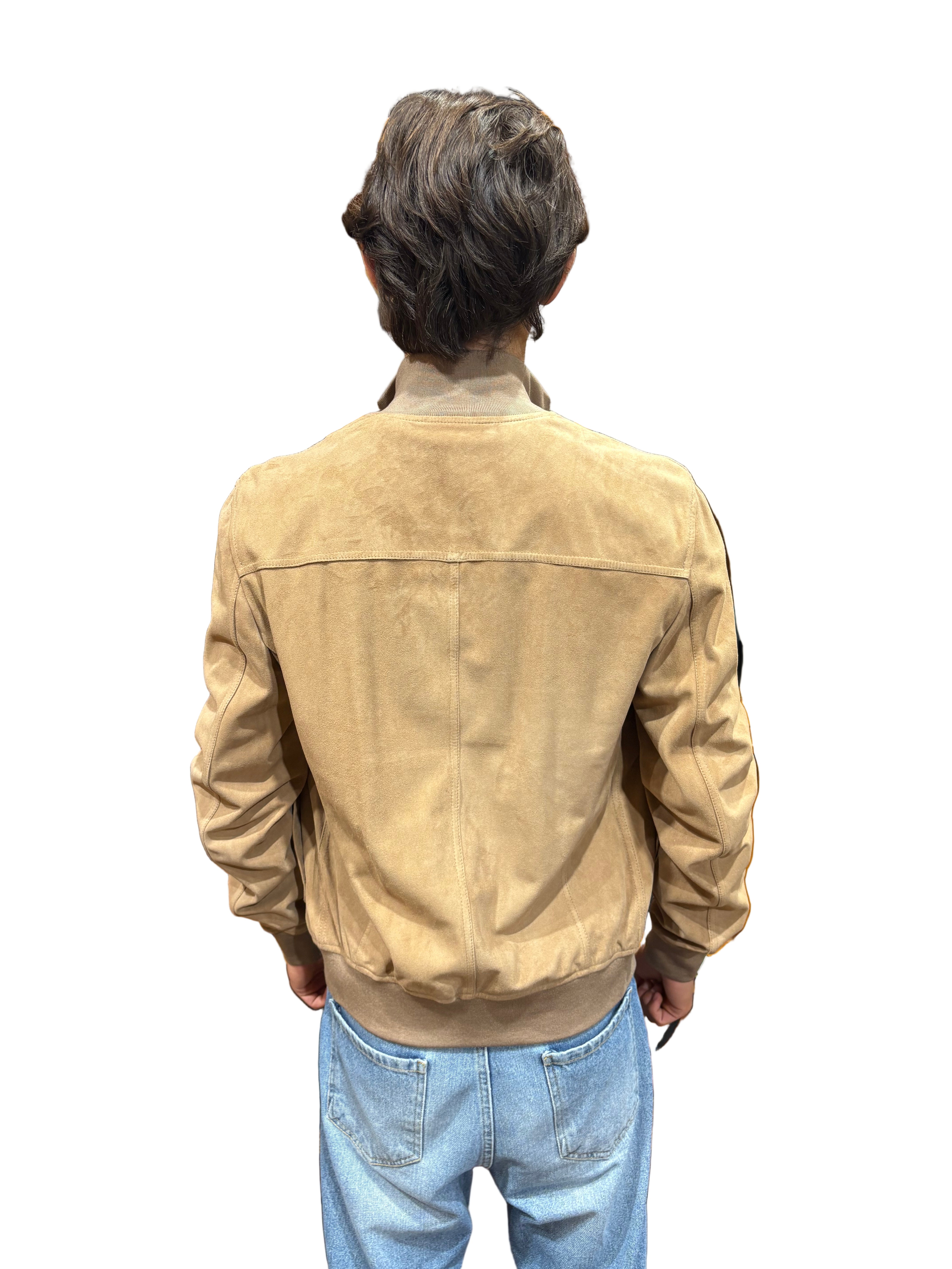 suede jacket leather goods allegrini rinaldo biscotti