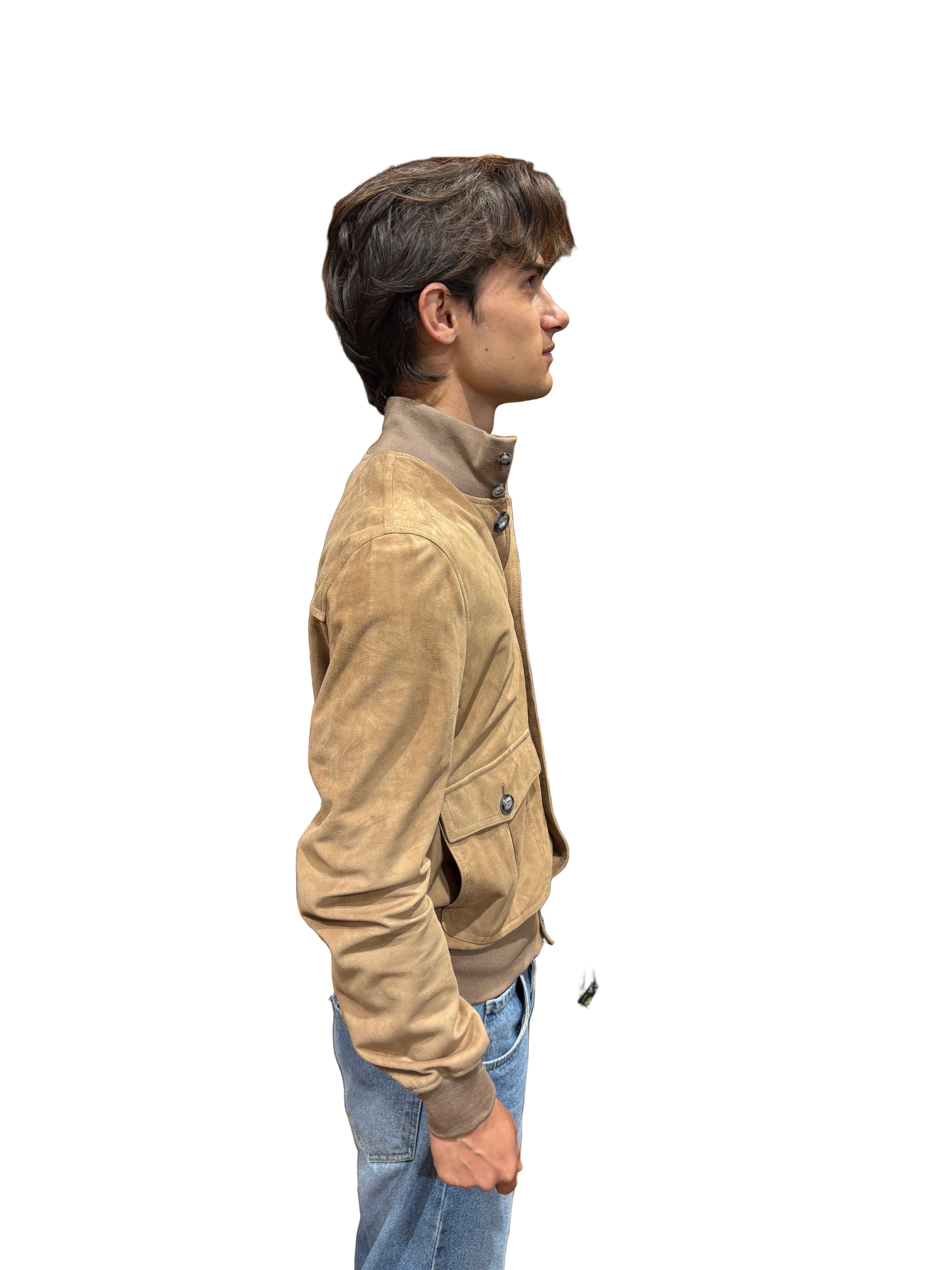 suede jacket leather goods allegrini rinaldo biscotti