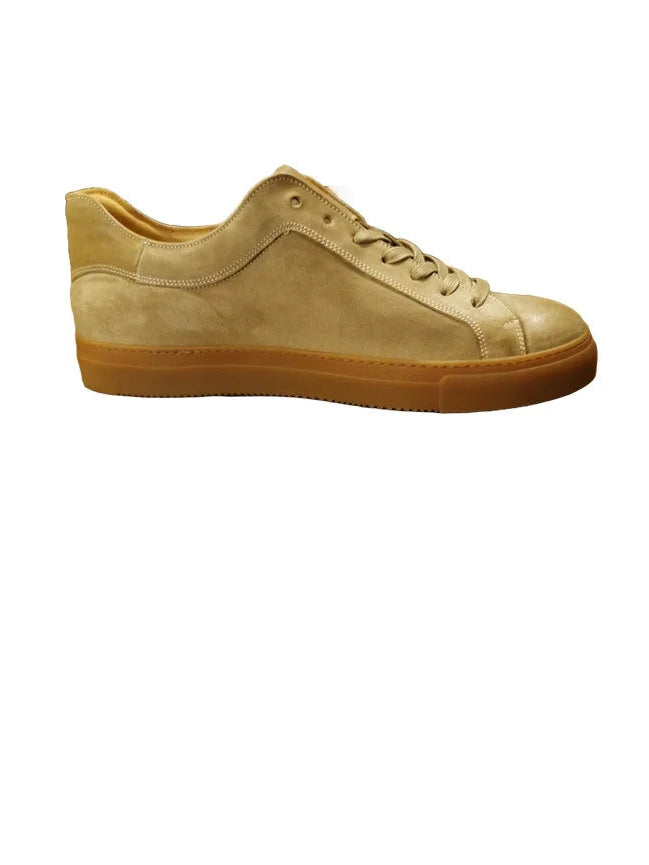 Sneakers in pelle effetto camoscio Pelletteria Allegrini MELO Corda