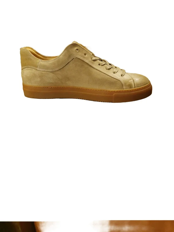 Sneakers in pelle effetto camoscio MELO